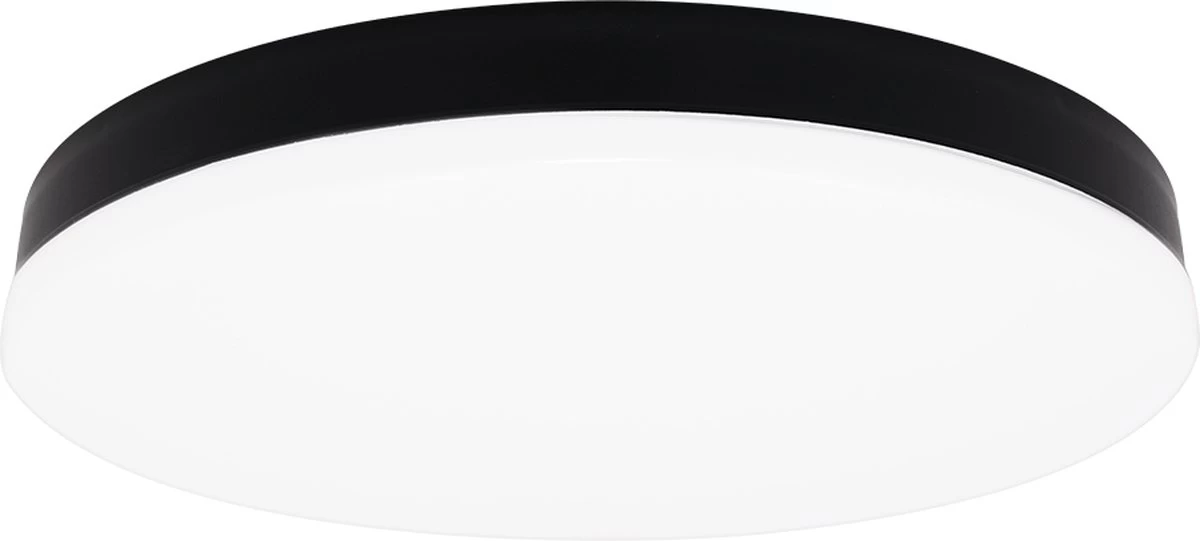 Lumi - 16W Slimme Plafondlamp Badkamer Zwart - IP54 Waterdicht - Smart Home WiFi + BLE - 2700K-6500K White Ambiance - Ø30 Cm - Afbeelding 9