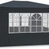 MaxxGarden Partytent - Feesttent Paviljoen - 3x3m - Antraciet