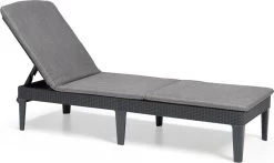 Allibert Jaipur Ligbed - 58x187,5x29 Cm - Grafiet