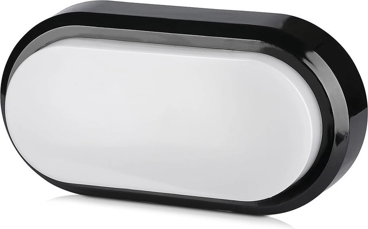 V-Tac Zwarte Ovale LED Plafondlamp Klein - Afbeelding 6
