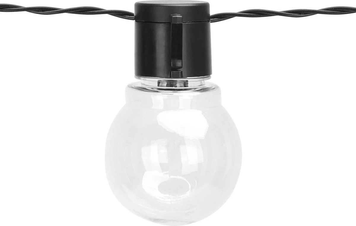 Aigostar 10VRG Solar Lichtsnoer - Lichtslinger Op Zonne-energie - Lampjes Slinger - 20 Transparante LED - 3000K - 5.8 Meter - Afbeelding 3