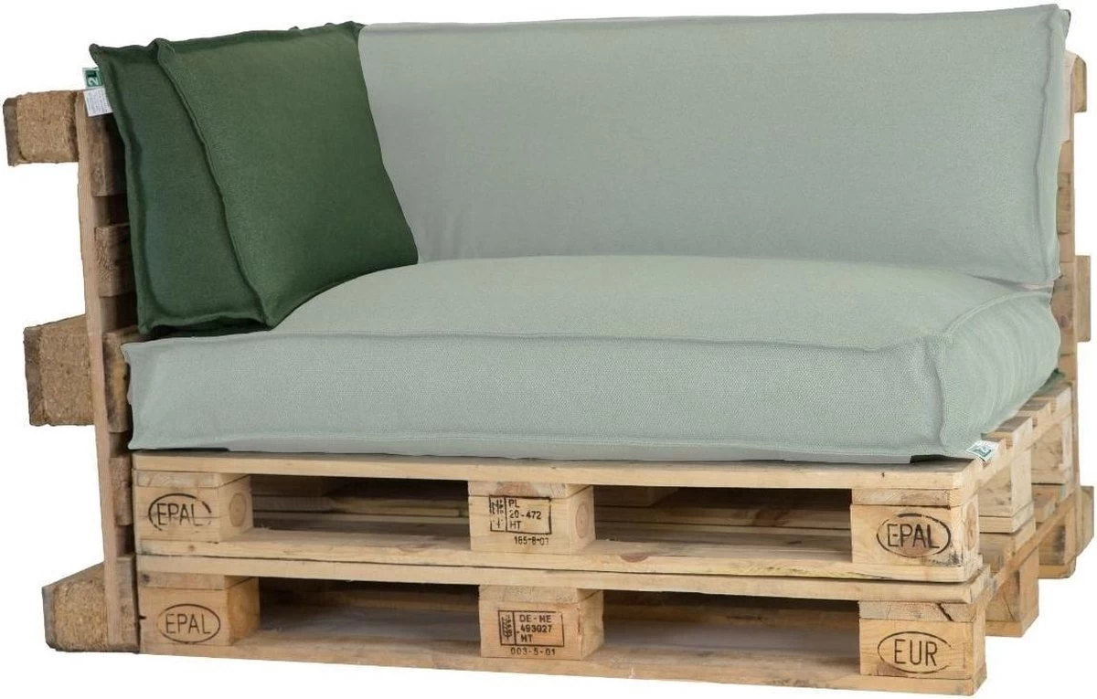 2L Home & Garden Rugkussen Metro Lounge Olijf - 60 X 40cm - Afbeelding 7