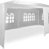 MaxxGarden Partytent - Paviljoen - 3x6m - Incl. Zijwanden - Waterdicht - Wit