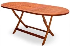 Merkloos Tuintafel Acaciahout - 160x85x75cm - FSC-gecertificeerd