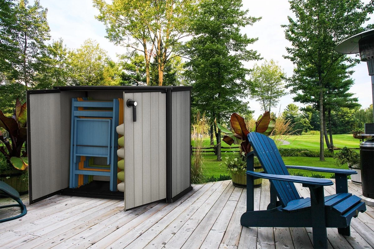 Keter Patio Store Opbergkast - 139,5x77x120cm - Grijs - Afbeelding 6