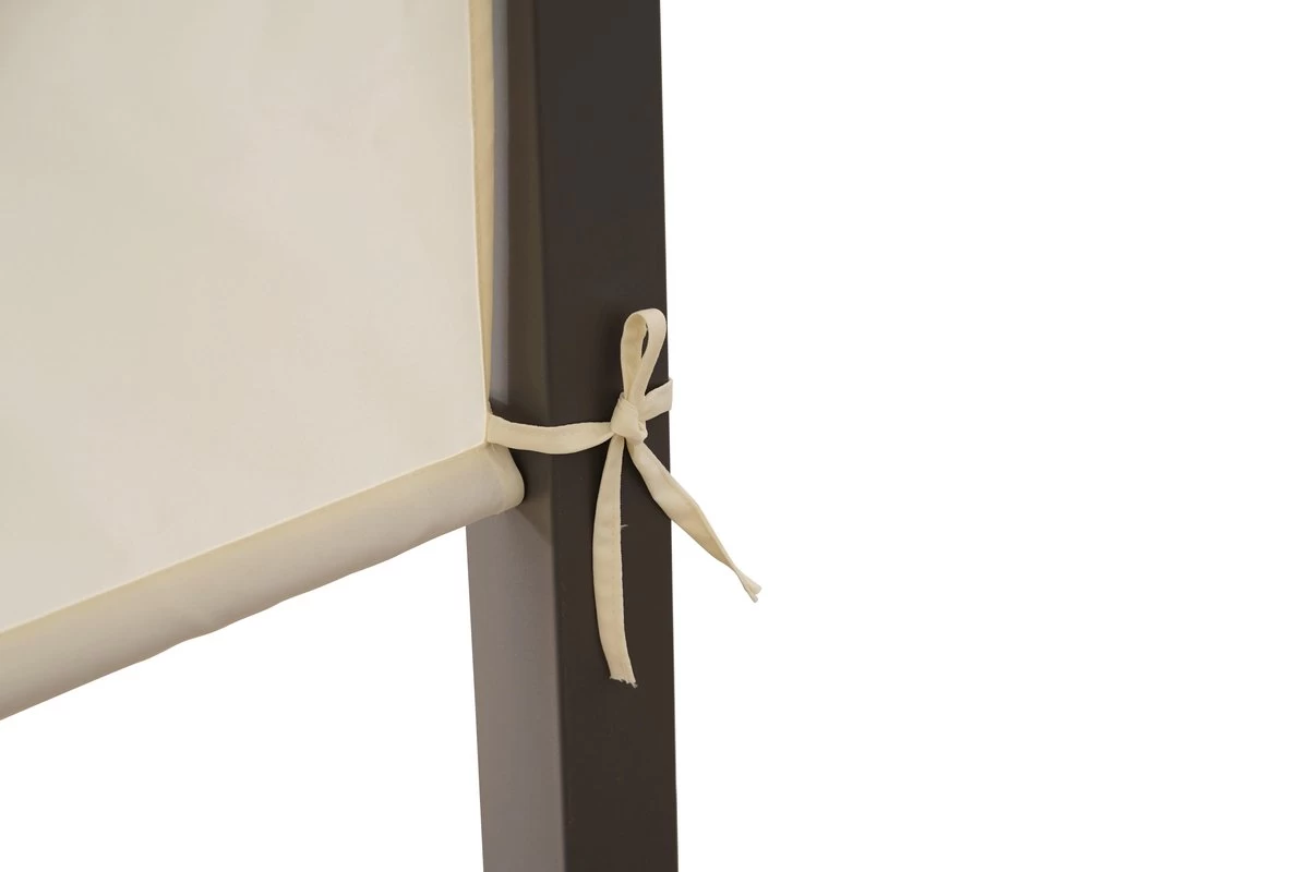 MaxxGarden Pergola - Partytent - Tuinpaviljoen Met één Gesloten Zijkant - 3x3x2,3 M - Cream - Afbeelding 5