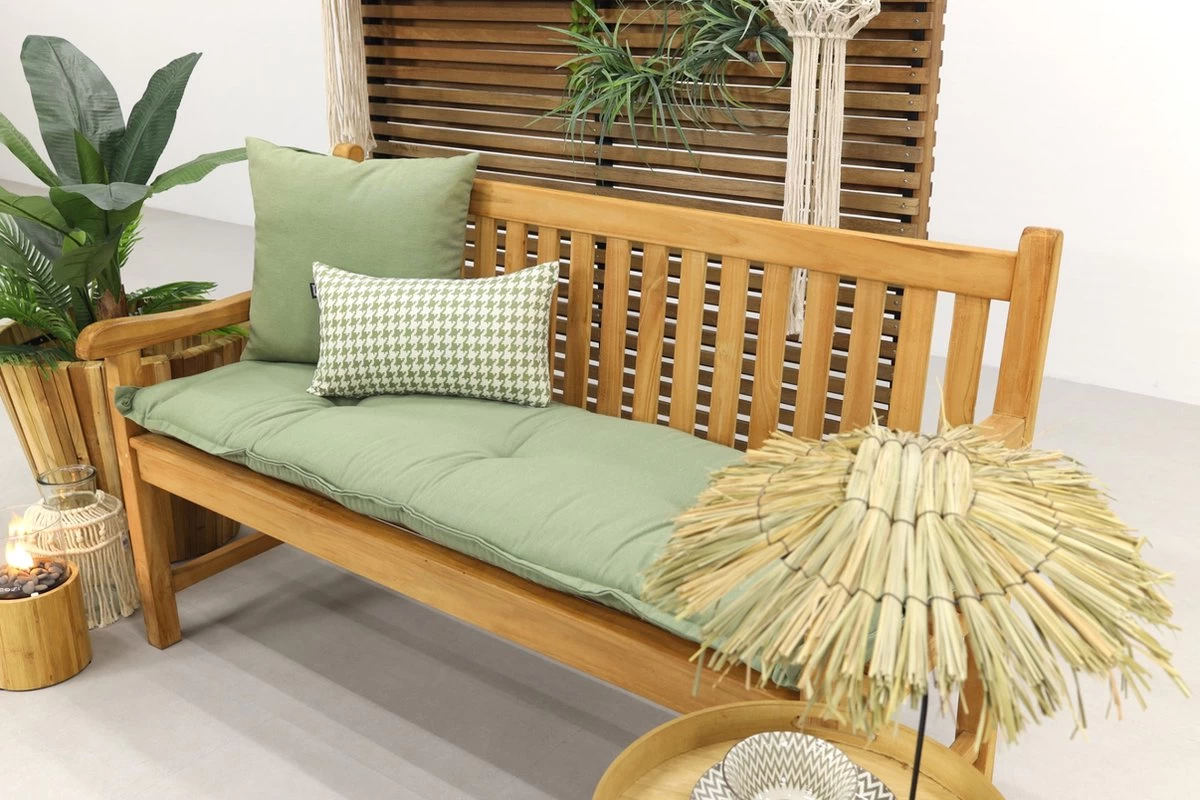 Teak Houten Tuinbank Bison - 150 Cm. - Afbeelding 6