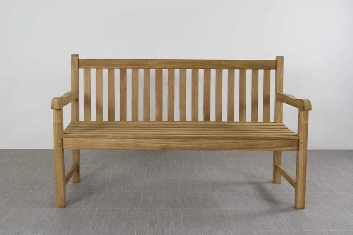 Teak Houten Tuinbank Bison - 150 Cm. - Afbeelding 19