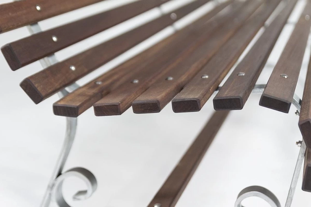 MaximaVida Tuinbank Budapest Oil 170 Cm - Uit Exclusief Mahoniehout - Afbeelding 4