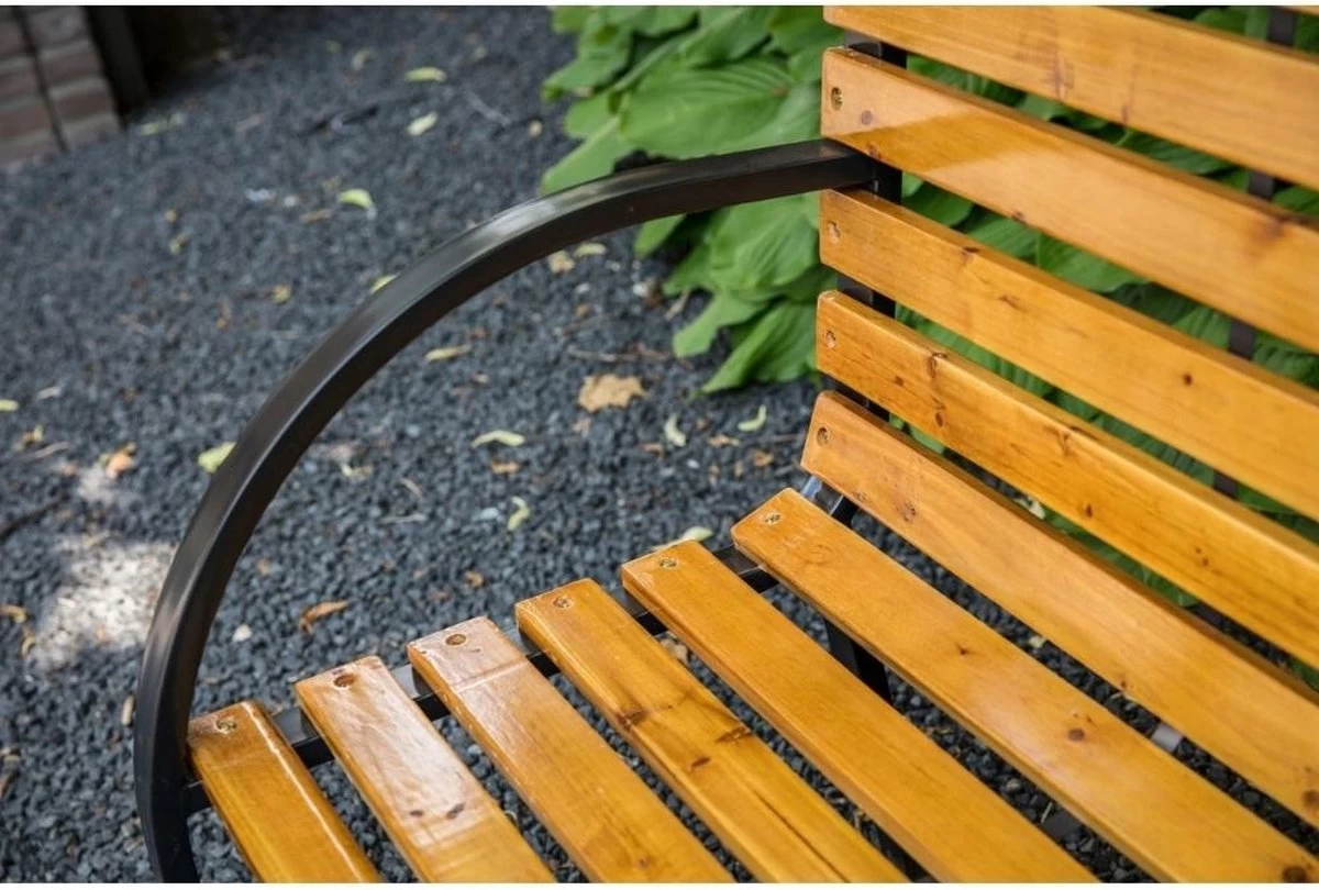 Dutcc 41142 - Tuinbank - Woodstock - 120 Cm – Zwart - Afbeelding 14