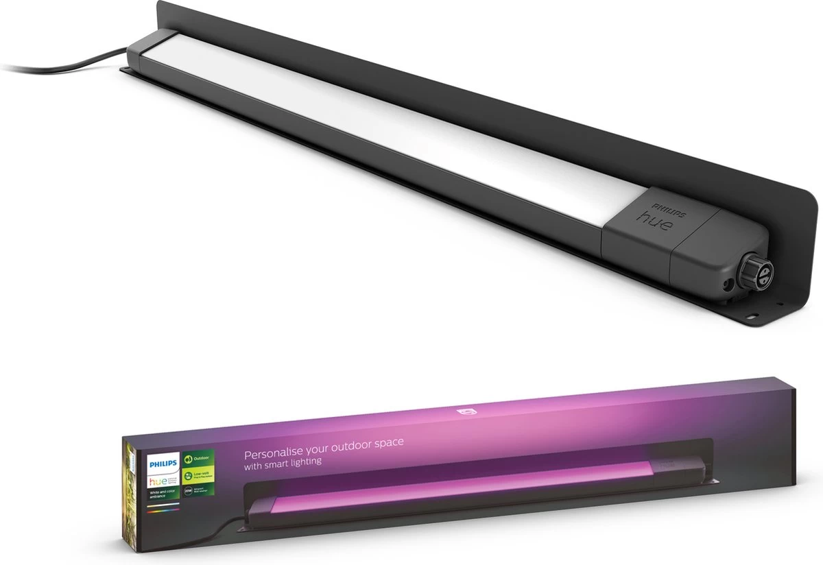 Philips Hue Amarant Verstraler - Wit En Gekleurd Licht - Zwart - Laagspanning