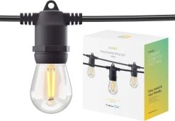 Hombli Smart Outdoor String Light 5m – Lichtsnoer Voor Buiten – Sfeerverlichting Voor In De Tuin, Balkon En Terras – Weerbestending IP65