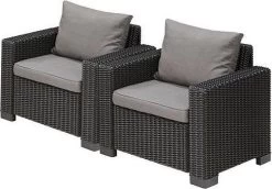 Allibert Tuinstoel California (231561) - Set Van 2 Stoelen