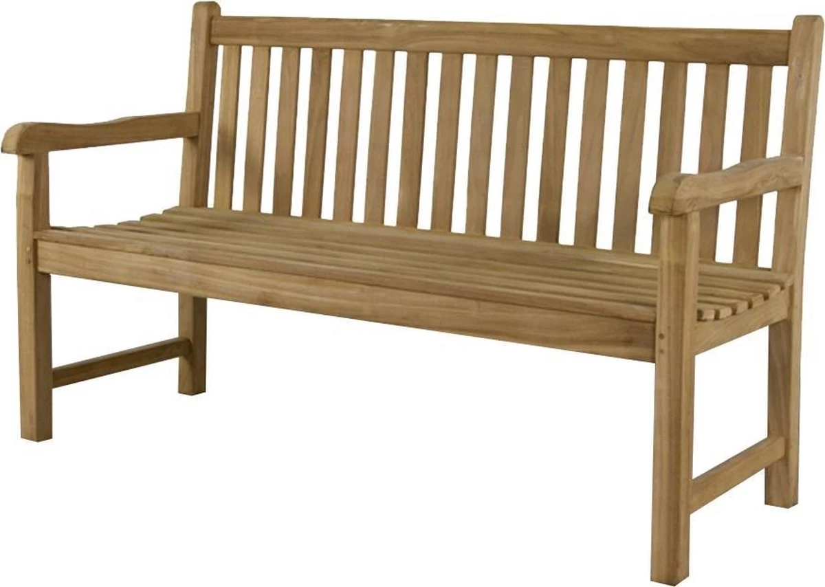 Teak Houten Tuinbank Bison - 150 Cm. - Afbeelding 18