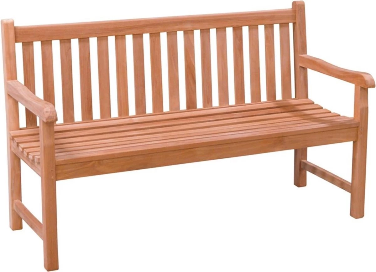 Teak Houten Tuinbank Bison - 150 Cm. - Afbeelding 3