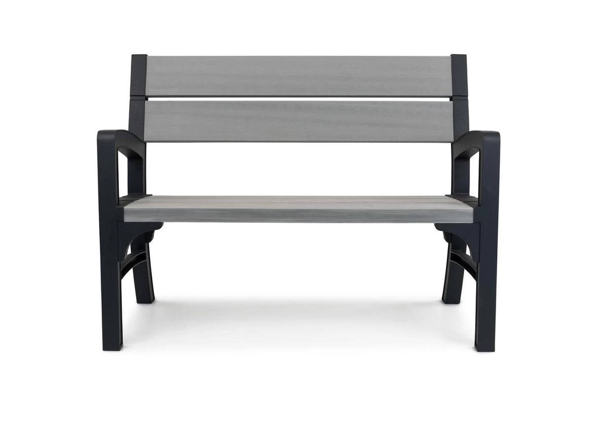 Keter Montero Tuinbank – 2-personen - 120x61x91cm - Grafiet