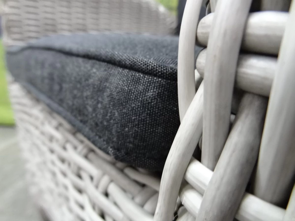 Menorca Dining Tuinstoel Verstelbaar Wit Grijs - Afbeelding 6