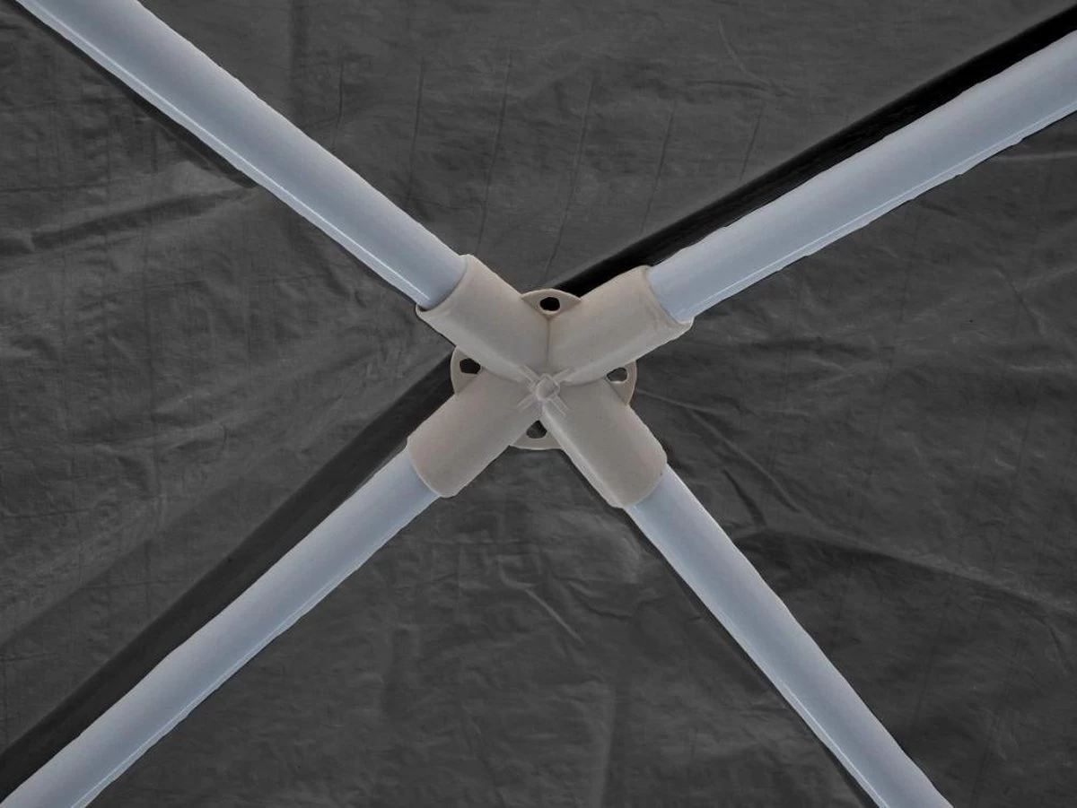 Garden Royal Partytent 3x3m Grijs Met 2 Zijwanden - Afbeelding 5