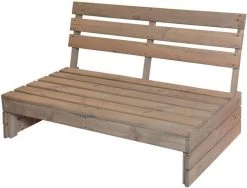 Pro Garden Palletbank - 120 Cm - 2-zits