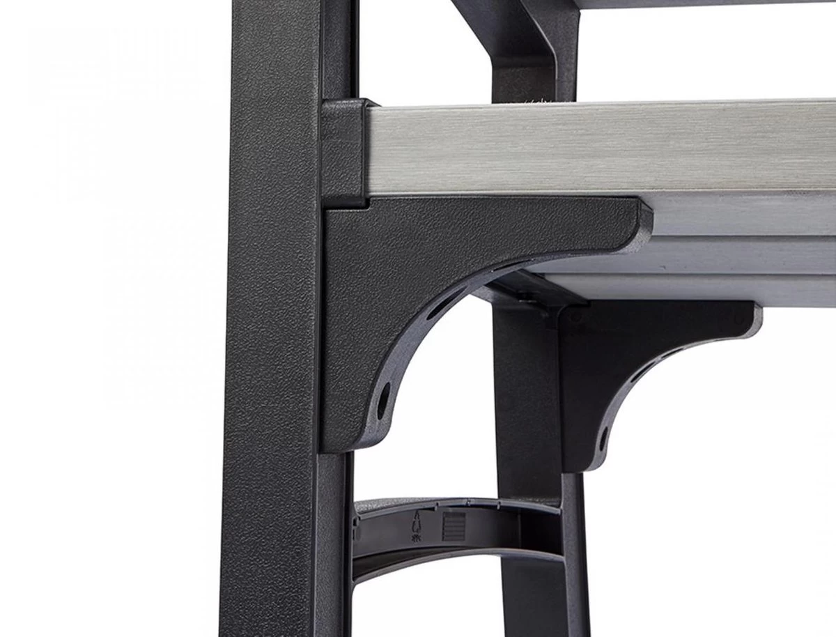 Keter Montero Tuinbank – 2-personen - 120x61x91cm - Grafiet - Afbeelding 3