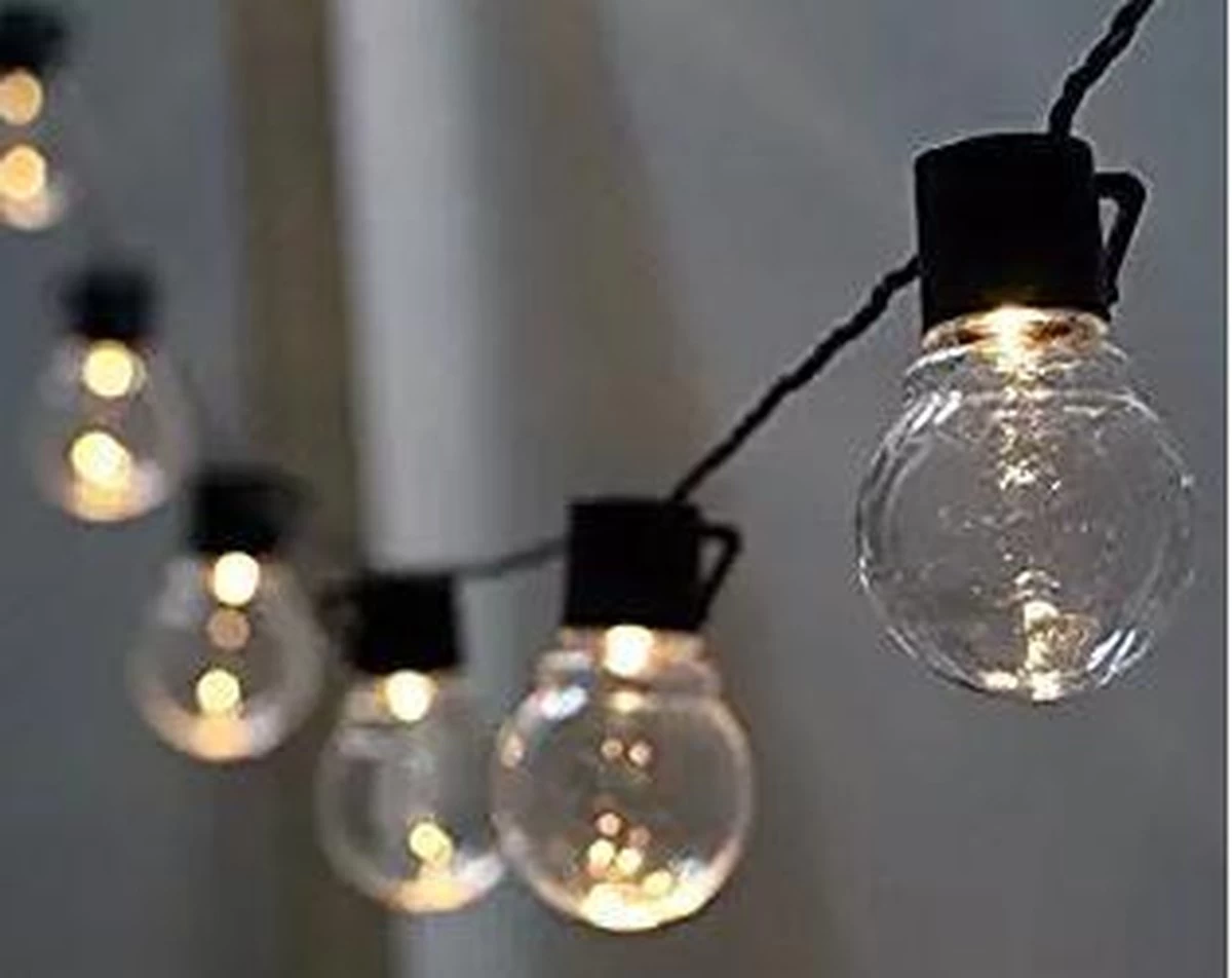 Aigostar 10VRG Solar Lichtsnoer - Lichtslinger Op Zonne-energie - Lampjes Slinger - 20 Transparante LED - 3000K - 5.8 Meter - Afbeelding 18