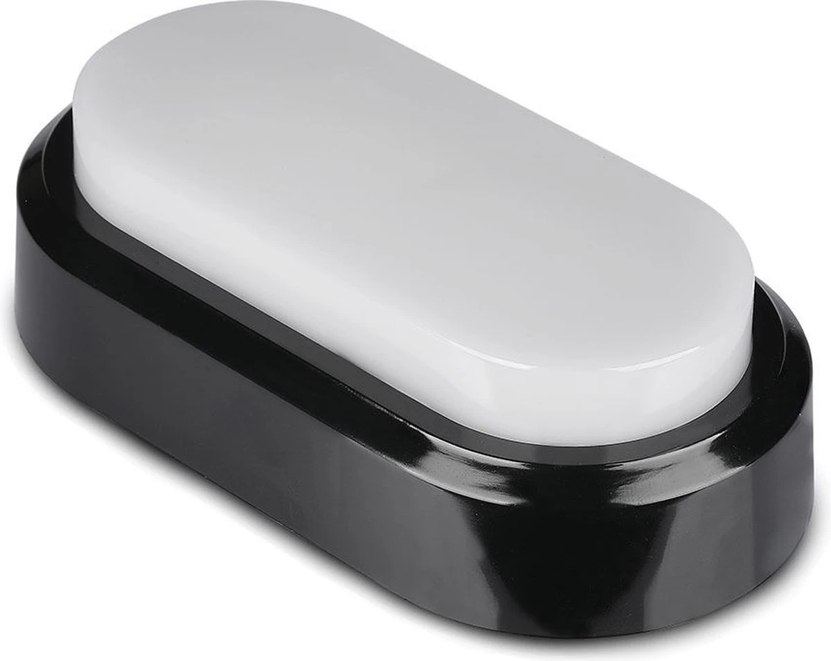 V-Tac Zwarte Ovale LED Plafondlamp Klein - Afbeelding 15