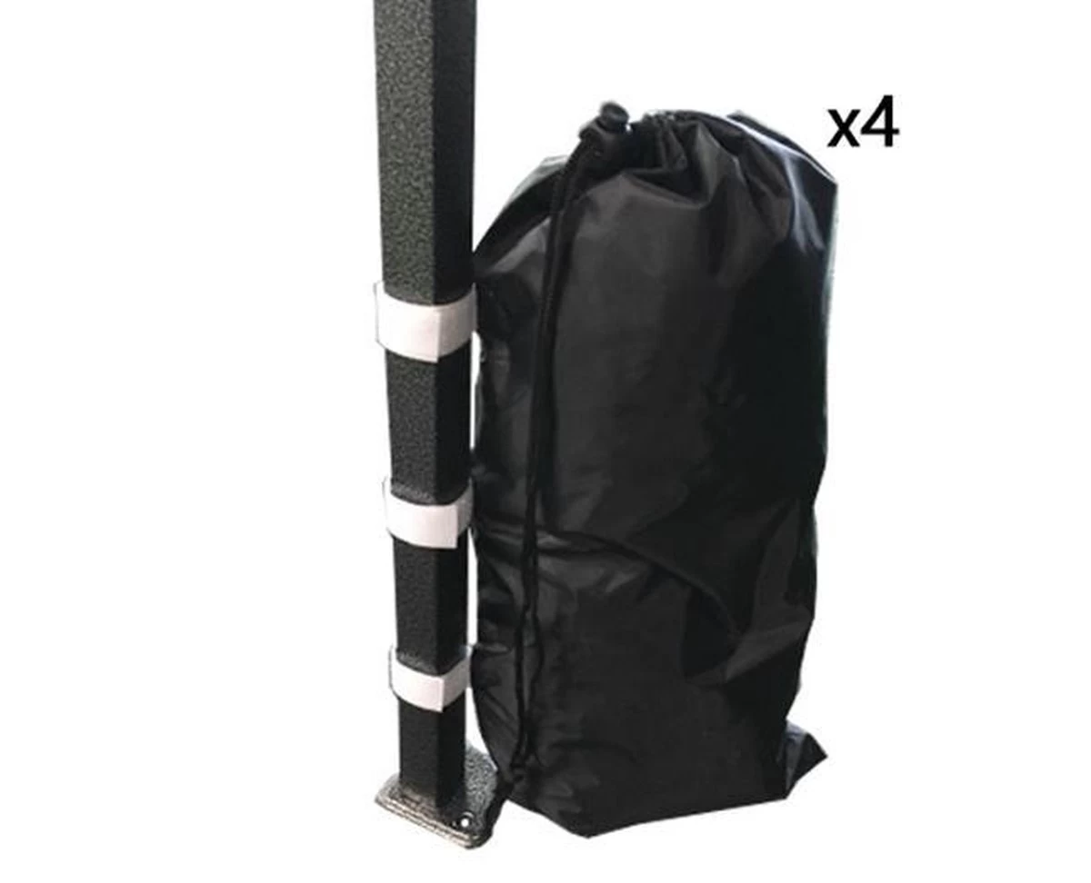 Easy Up 3x4,5m Zwart Luxe Partytent Opvouwbaar - Afbeelding 8