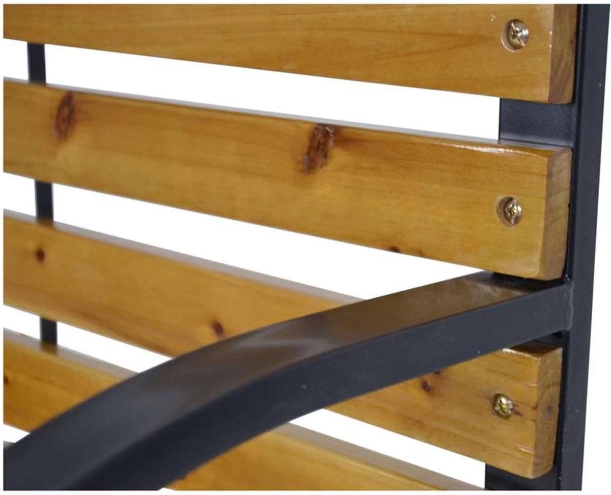 Dutcc 41142 - Tuinbank - Woodstock - 120 Cm – Zwart - Afbeelding 15