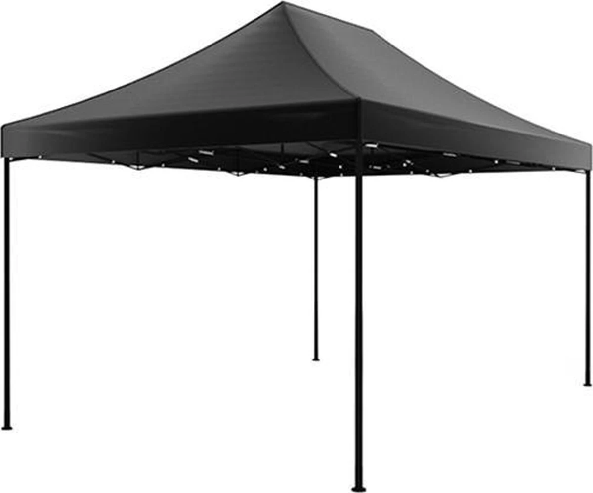 Easy Up 3x4,5m Zwart Luxe Partytent Opvouwbaar - Afbeelding 9