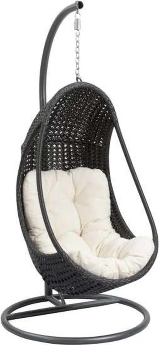 Merkloos Hangstoel Egg Chair Funny Relax Zwart