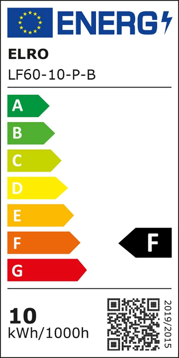 ELRO LF60 Design LED Buitenlamp Met Bewegingssensor - 10W – 800LM – IP54 Waterdicht - Zwart - Afbeelding 3