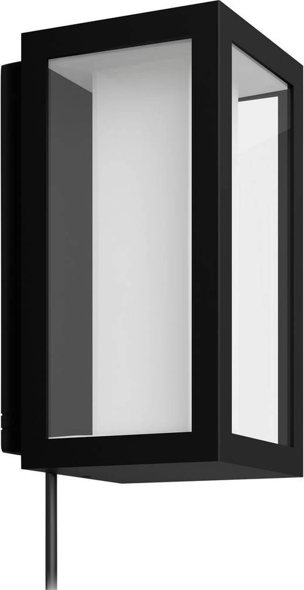 Philips Hue Impress Muurlamp - Wit En Gekleurd Licht - Zwart - Laagspanning - Afbeelding 2