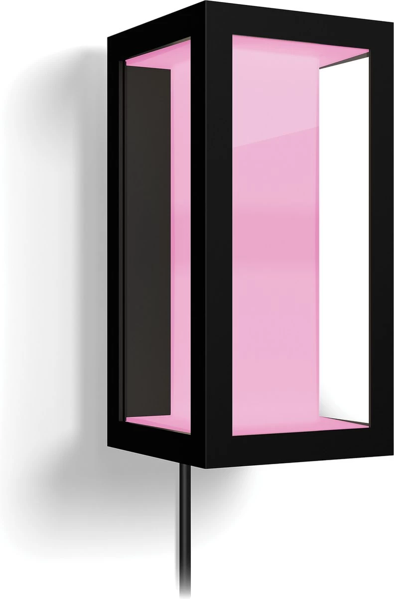 Philips Hue Impress Muurlamp - Wit En Gekleurd Licht - Zwart - Laagspanning - Afbeelding 3