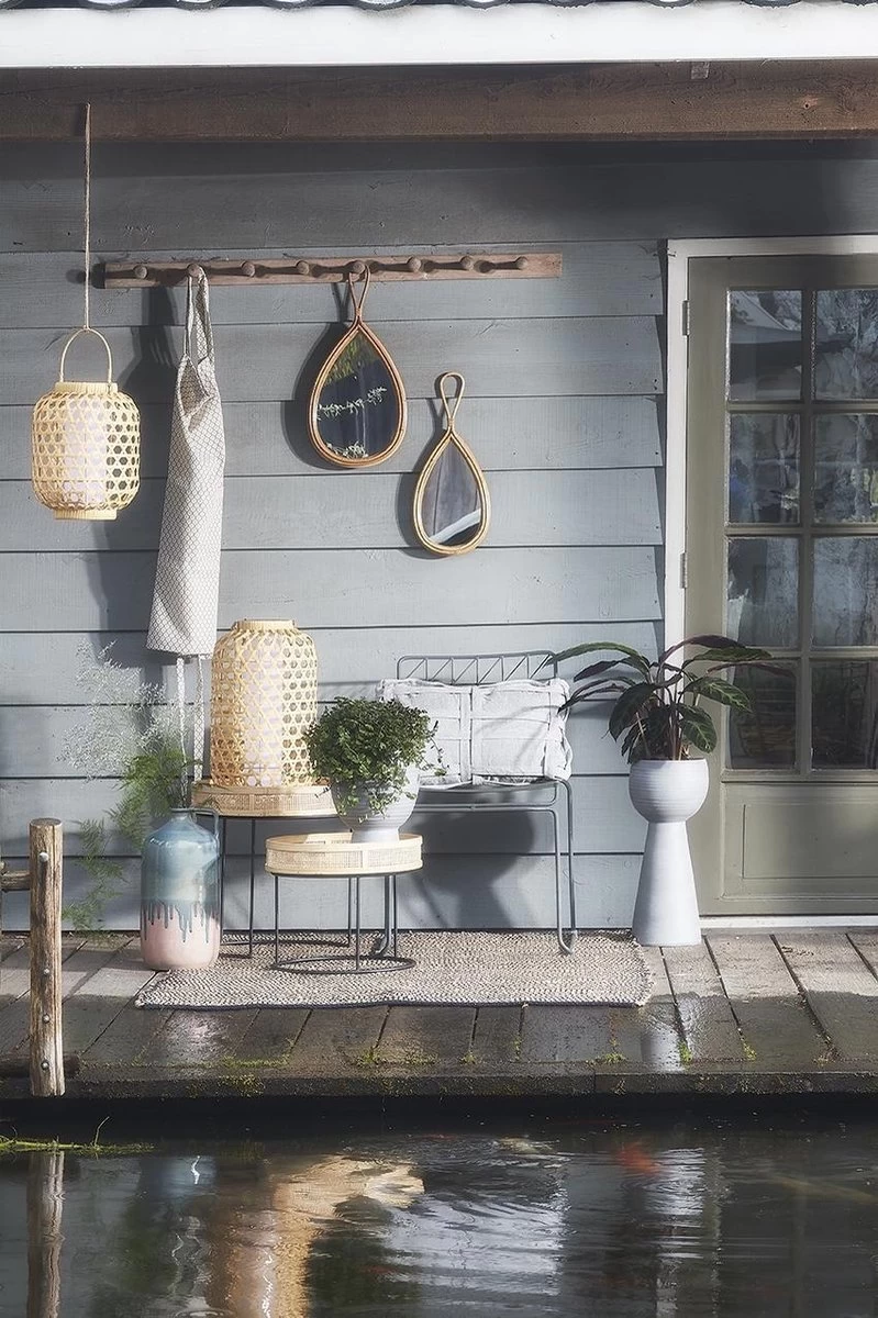 Mica Decorations Leandro Bijzettafel - Set Van 2 - H45 X Ø45 Cm - Zwart - Afbeelding 7