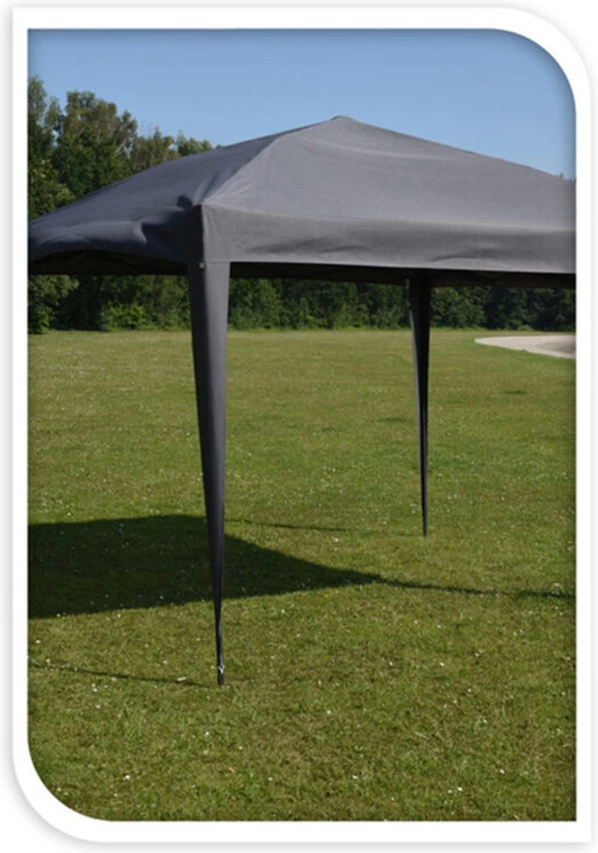 Ambiance Easy-up Partytent - 3x3m - Opvouwbaar - Grijs - Afbeelding 6