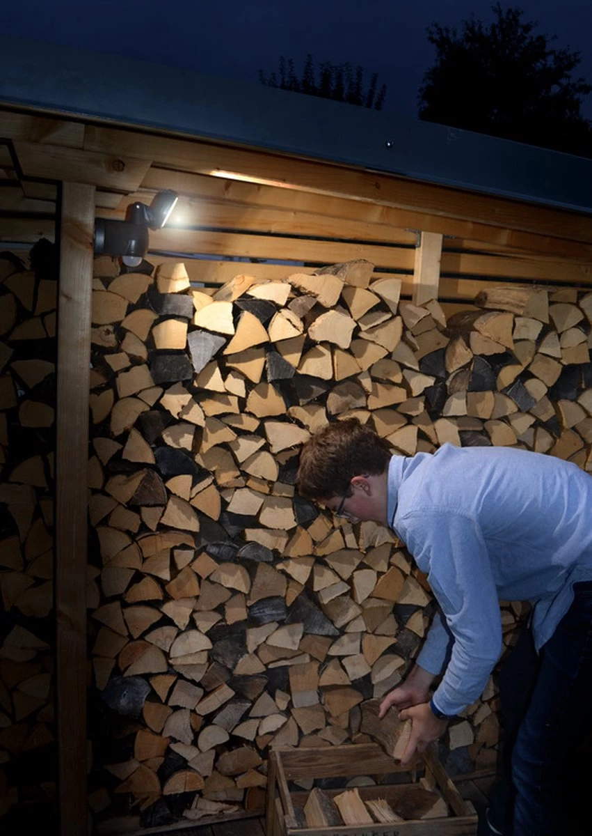 Brennenstuhl LED Batterij Buitenlamp LUFOS / Draadloze LED Buitenlamp Met Sensor En Batterij (Schijnwerper Op Batterijen Met 4 Hoogwaardige Merk-LED's, 210 Lumen, Voor Buitengebruik IP44) - Afbeelding 11