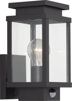 Buitenlamp Met Bewegingssensor Boston Wandlamp Zwart