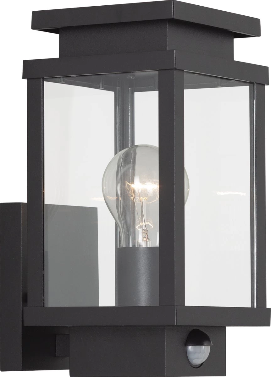 Buitenlamp Met Bewegingssensor Boston Wandlamp Zwart
