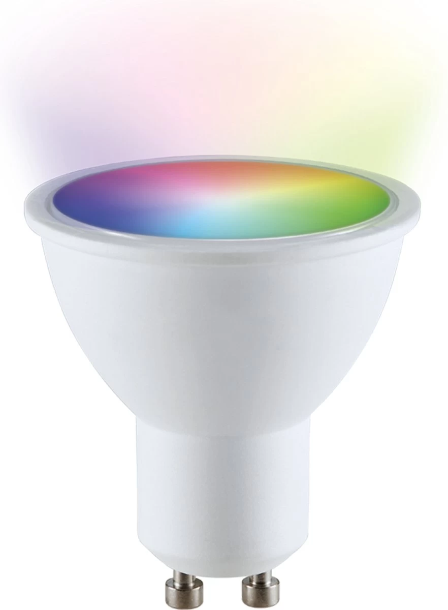 Hoftronic Smart Alvin - Smart LED Wandlamp - WiFi + Bluetooth - Downlight - GU10 5,5 Watt 400lm - RGBWW 16,5 Miljoen Kleuren - Slimme Muurlamp - Geschikt Als Binnen En Buiten Wandlamp - 3 Jaar Garantie - Afbeelding 11