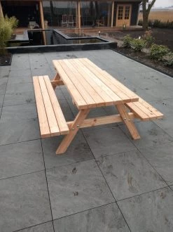 Douglas Geschaafd Picknicktafel 200 Cm Lang Houtdikte 45mm