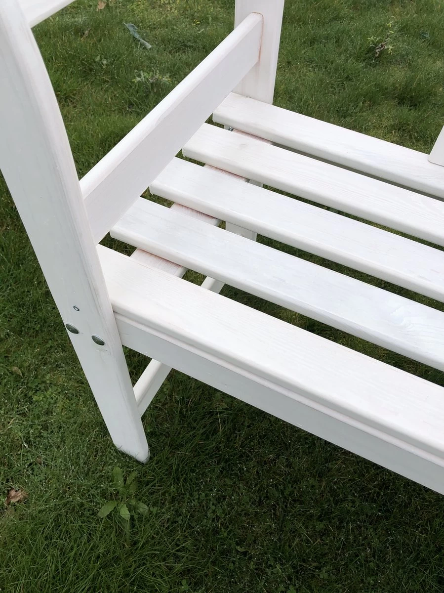 SenS-Line Friesen Tuinbank - Hout - Wit - Afbeelding 6