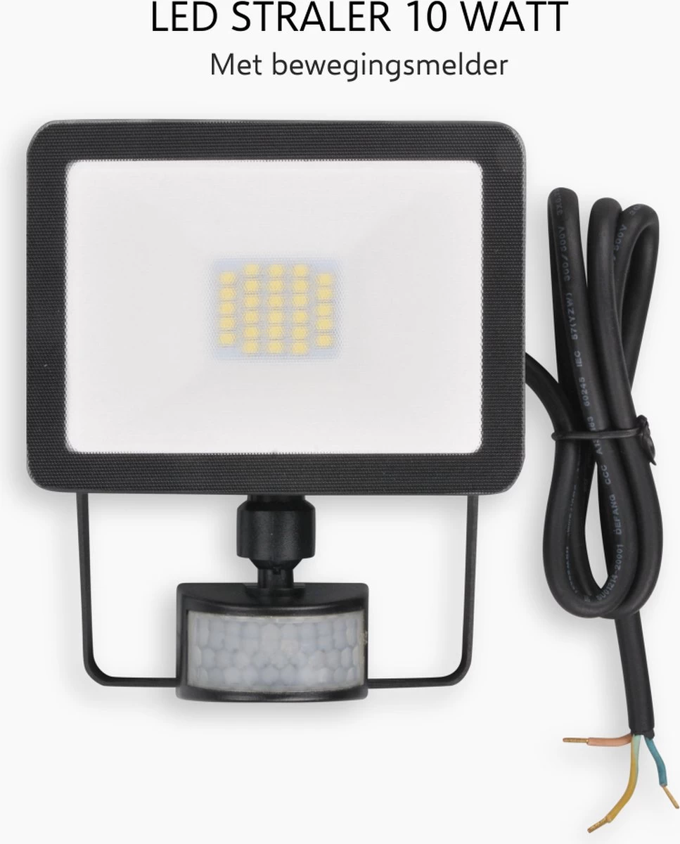 ELRO LF60 Design LED Buitenlamp Met Bewegingssensor - 10W – 800LM – IP54 Waterdicht - Zwart - Afbeelding 8