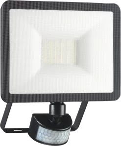 ELRO LF60 Design LED Buitenlamp Met Bewegingssensor - 20W – 1600LM – IP54 Waterdicht - Zwart